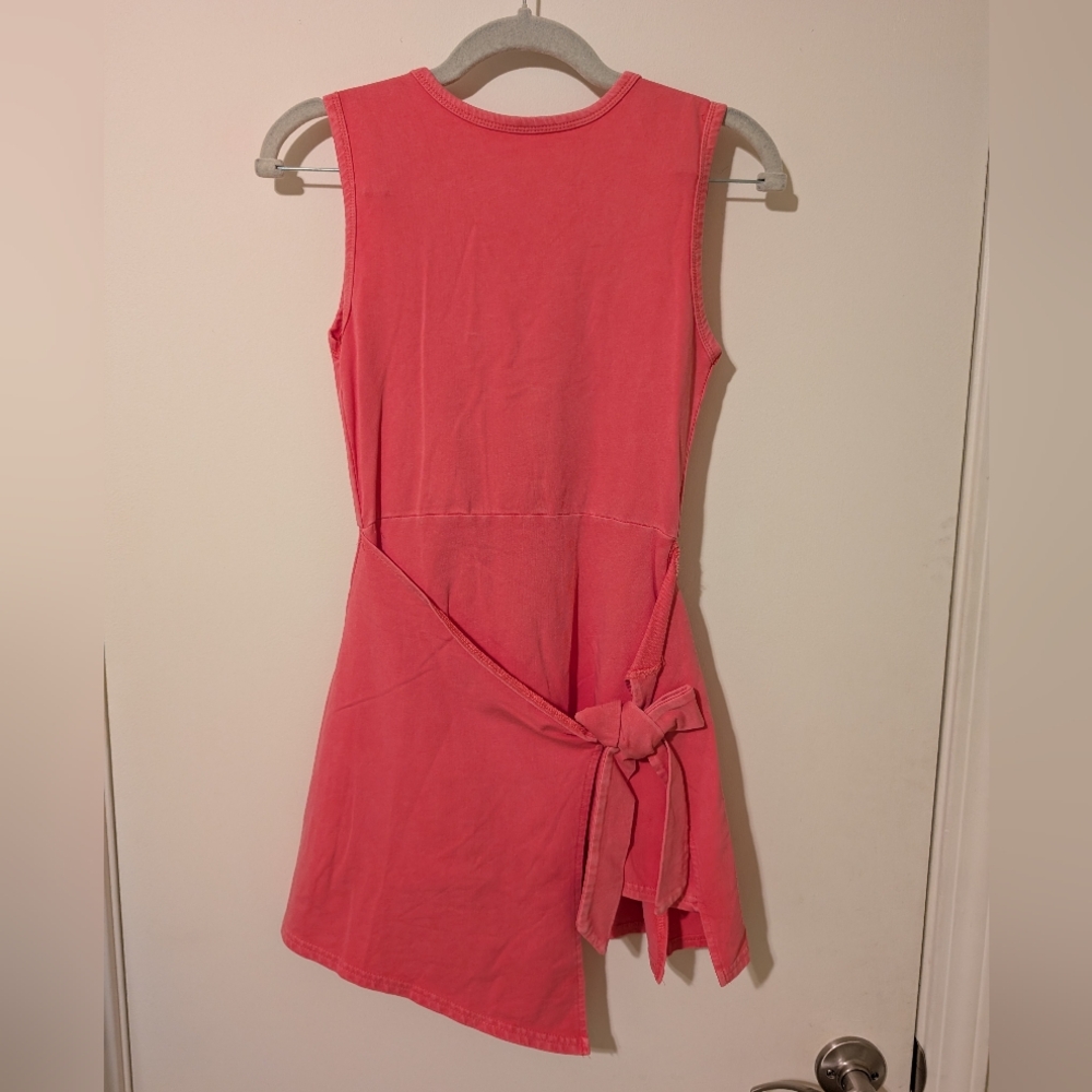 NWT Coral Sleeveless Tennis Dress with Waist Tie